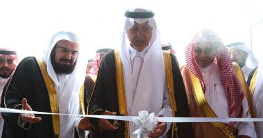 أمير مكة يشارك فى تدشين المبنى الجديد لمكتبة الحرم المكى الشريف.. صور