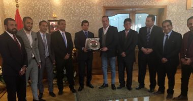 وزير الشباب والرياضة يستقبل أعضاء المكتب التنفيذى لرابطة النقاد الرياضيين