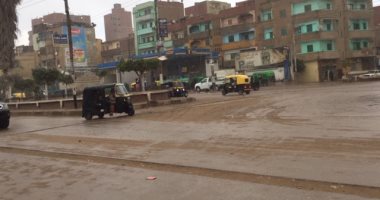 الطقس فى الغربية الآن.. أمطار غزيرة ورياح شديدة وسقوط أعمدة إنارة