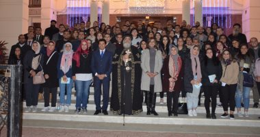 صور .. وزيرا الشباب والهجرة مع أبناء الجالية المصرية المقيمين بأستراليا في لقاء خاص بالبابا تواضروس بالكاتدرائية