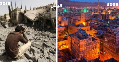 شاهد.. النسخة الحزينة لتحدى الـ#10yearschallenge.. صور ستؤلمك
