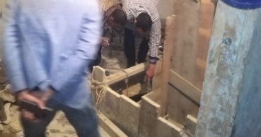 انهيار داخل عقار فى دار السلام أثناء التنقيب عن آثار.. صور