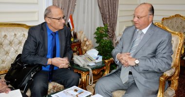 محافظ القاهرة يستقبل السكرتير الدائم للمدن الفرانكوفونية