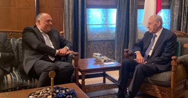 رئيس برلمان لبنان لـ"سامح شكرى": نتطلع لتكثيف التنسيق مع مصر بمجال الغاز