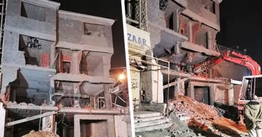 الآثار تواصل إزالة تعديات منطقة الهرم.. محافظة الجيزة تنهى مخالفات 4 منازل.. والمحافظ: المخالفون بنوا عقارات دون الحصول على التراخيص ومراعاة الطابع الأثرى للمنطقة.. ورئيس حى الهرم: مستمرون لإنهاء التعديات