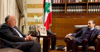 وزير الخارجية: مصر تدعم أمن واستقرار لبنان وتشكيل حكومة وفاق