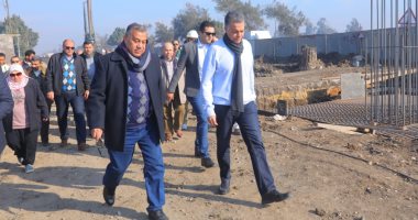 وزير النقل يتابع معدلات تنفيذ كوبرى قلما العلوى أعلى طريق مصر الإسكندرية الزراعى