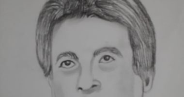 قارئ من البحيرة يشارك برسومات فنية بالقلم الرصاص أبرزها للراحل سعيد عبد الغنى