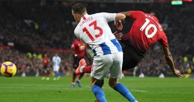 مان يونايتد ضد برايتون.. مانشستر يتفوق بثنائية بوجبا وراشفورد فى الشوط الأول