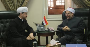 مفتى الجمهورية يستقبل وفدًا رفيع المستوى من مجلس شورى المفتين الروسي