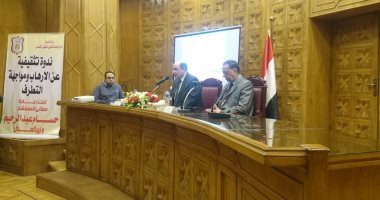 صور.. وكيل الرقابة الإدارية بفتتح ندوة "العدل" حول مواجهة الفكر المتطرف 