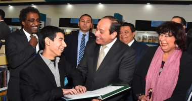 صور.. الرئيس السيسي يفتتح معرض القاهرة الدولى للكتاب فى يوبيله الذهبى