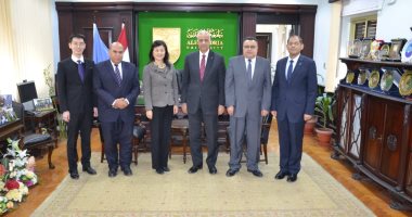 رئيس جامعة الإسكندرية يبحث إنشاء معهد كونفشيوس بالتعاون مع جامعة شنغهاي بالصين 