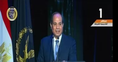 السيسي يقدم التحية لأسر الشهداء ويشيد بتضحيات الشعب المصرى