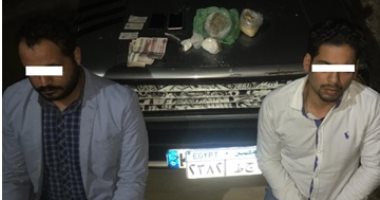 مكافحة المخدرات تضبط عاطلين وبحوزتهما هيروين واستروكس بالقطامية