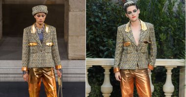كريستين ستيوارت "آخر شياكة" بعرض أزياء "Chanel" فى باريس