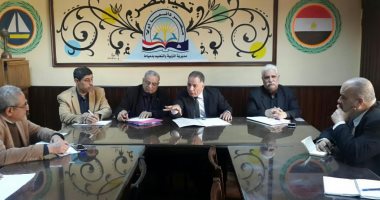 وكيل تعليم دمياط يجتمع بمشرفى تقدير الدرجات بامتحانات الشهادة الإعدادية