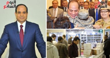 التليفزيون هذا المساء.. مشاركة الرئيس احتفالات عيد الشرطة والاحتفاء بأسر الشهداء تتصدر البرامج.. أم شهيد تبعث برسالة للشعب المصرى وهى تجهش بالبكاء.. رئيس "العامة للكتاب": المعرض احتوى على 900 ألف كتاب وبمشاركة