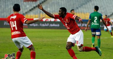 صور.. أجاي يعود للتسجيل مع الأهلى بعد 297 يوما 