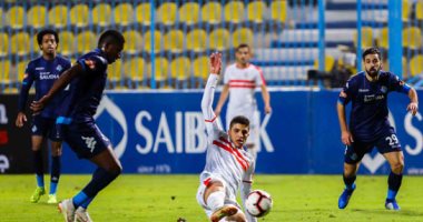 75 دقيقة.. بيراميدز 1 الزمالك 0 و8 إنذارات