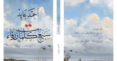 أحمد عايد يوقع ديوانه سبع كلمات زرقاء فى معرض الكتاب .. اليوم