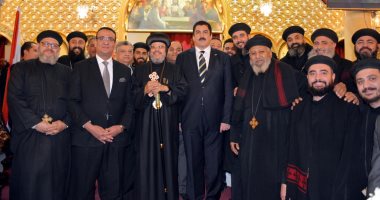 صور.. محافظ القليوبية: "إحنا المركز الأول فى تقنين أوضاع الكنائس"