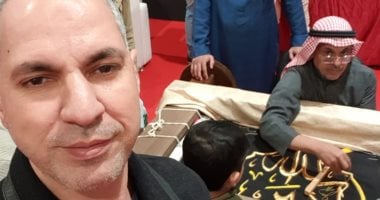 "عيوننا فى المعرض".. قارئ يشارك بصورة من جناح السعودية مع كسوة الكعبة    