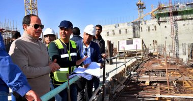 صور.. الرئيس من العاصمة الإدارية: المصريون يقدرون الجهود بالمشروعات العملاقة