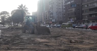 دوران مررورى جديد بشارع جامعة الدول العربية تمهيداً لبدء أعمال مترو الأنفاق