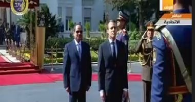 شاهد فى دقيقة.. حل أزمة ليبيا ومكافحة الإرهاب على طاولة السيسى - ماكرون