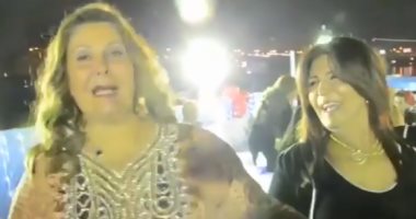 نجوى فؤاد وزيزى مصطفى فى وصلة من زمن الـ dance  الجميل 