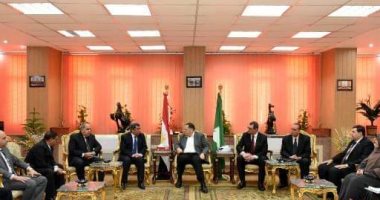 محافظ الشرقية يستقبل وفداً من مركز المعلومات ودعم إتخاذ القرار