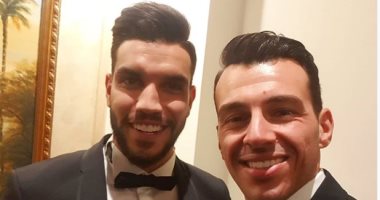 "نفس التسريحة مع اختلاف الاتجاه" .. شاهد سيلفى رامى رضوان مع وليد أزارو