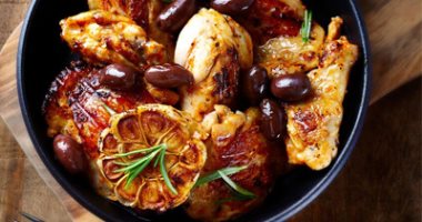 طريقة عمل دجاج عربى بالليمون والزيتون