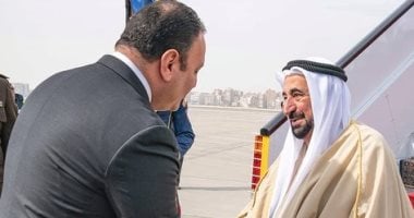 حاكم الشارقة يصل القاهرة فى زيارة تستغرق عدة أيام