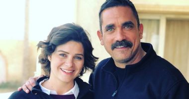 أمير كرارة ينشر صورا تجمعه بيسرا اللوزى من كواليس " كلبش 3 " 