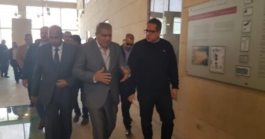 وصول وزيرى السياحة والآثار تل العمارنة للإعلان عن كشف أثرى جديد بالمنيا