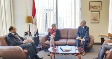 سفير مصر فى كندا يلتقى مسئولى المجلس الكندى الدولى