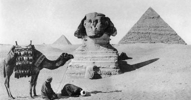 لا تفوتك.. صور نادرة لأهرامات الجيزة وتمثال أبو الهول عمرها 109 سنوات