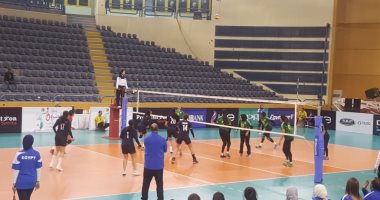 سيدات الصيد يهزمن الدفاع المغربى 3/0 فى البطولة العربية للطائرة