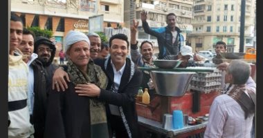 سعد الصغير من على عربية فول: "أحلى فطار مع أحلى ناس طيبين"