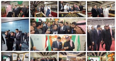 أحمد أبو هشيمة يزور جناح المملكة العربية السعودية فى معرض الكتاب