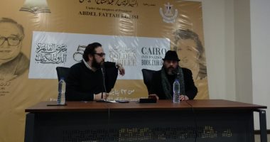 عمرو عبد الجليل فى ندوة معرض الكتاب: تعلمت الكثير من يوسف شاهين