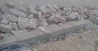 صور.. قارئ يشكو تهالك رصيف شارع لطيف فى حلوان