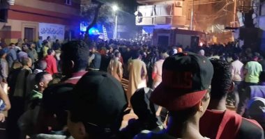 انهيار عقار سكنى قديم بوسط مدينة الأقصر 