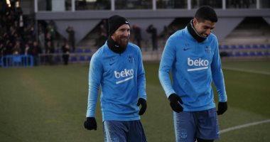 برشلونة ضد الريال.. ميسى يشارك فى التدريب الأخير 