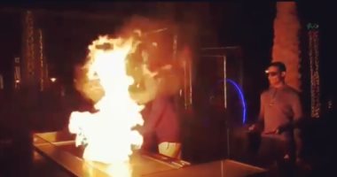 من المطعم اليابانى.. محمد رمضان يستعد لأغنيته الجديدة "Virus".. فيديو