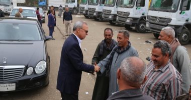 محافظ قنا يتابع أعمال تشغيل معدات المرحلة الثانية للبرنامج الوطنى للمخلفات الصلبة