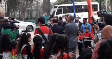 صور.. افتتاح الجناح الكورى بالحديقة الدولية بعد تطويره بحضور السفير