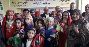 براعم الفن.. رسومات وأشغال يدوية بأيدى تلاميذ التعليم الأساسى في بشتيل